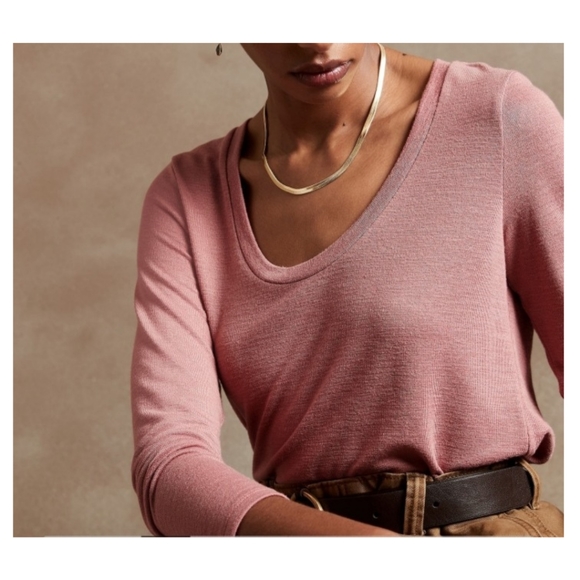 Black Banana Republic LuxeSpun T-Shirt - Picture 5 of 7